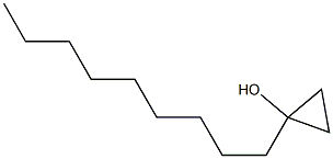 1-Nonylcyclopropanol Structure