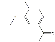 3'-Ethoxy-4'-methylacetophenone,,结构式