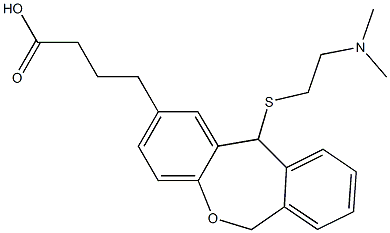 11-[[2-(Dimethylamino)ethyl]thio]-6,11-dihydrodibenz[b,e]oxepin-2-butanoic acid Structure