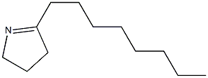 2-Octyl-1-pyrroline Structure
