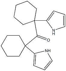 1H-Pyrrol-2-ylcyclohexyl ketone,,结构式