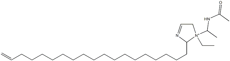 1-[1-(Acetylamino)ethyl]-1-ethyl-2-(18-nonadecenyl)-3-imidazoline-1-ium|