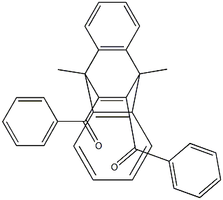 11,12-Dibenzoyl-9,10-dimethyl-9,10-dihydro-9,10-ethenoanthracene Structure