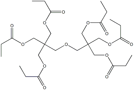 2,2'-[Oxybis(methylene)]bis[2-[(propionyloxy)methyl]-1,3-propanediol dipropionate],,结构式