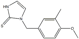 1-(3-Methyl-4-methoxybenzyl)-1H-imidazole-2(3H)-thione Structure