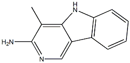 4-Methyl-5H-pyrido[4,3-b]indol-3-amine Struktur