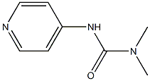 1-(4-Pyridinyl)-3,3-dimethylurea 结构式