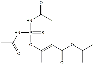 3-[Bis(acetylamino)thiophosphinoyloxy]isocrotonic acid isopropyl ester