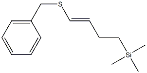 1-ベンジルチオ-4-トリメチルシリル-1-ブテン 化学構造式