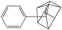 9-Phenylpentacyclo[4.3.0.02,5.03,8.04,7]non-1(9)-ene Struktur