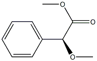 (2S)-2-Methoxy-2-phenylacetic acid methyl ester Structure