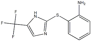 5-(Trifluoromethyl)-2-[[2-[amino]phenyl]thio]-1H-imidazole|