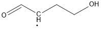 4-Hydroxy-1-oxobutan-2-ylradical Structure