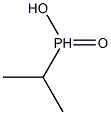 Isopropylphosphinic acid,,结构式