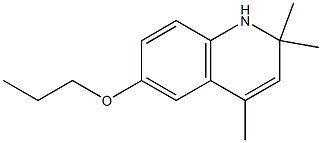 6-Propoxy-1,2-dihydro-2,2,4-trimethylquinoline 结构式