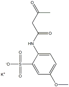 2-(Acetoacetylamino)-5-methoxybenzenesulfonic acid potassium salt