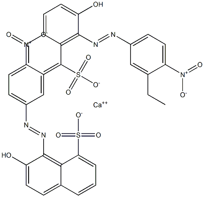 Bis[1-[(3-ethyl-4-nitrophenyl)azo]-2-hydroxy-8-naphthalenesulfonic acid]calcium salt|