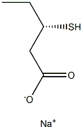 [S,(+)]-3-Mercaptovaleric acid sodium salt Structure