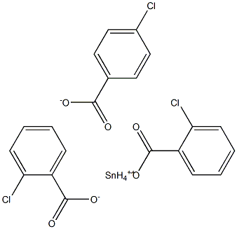 Tin(II)2-chlorobenzoate 4-chlorobenzoate Struktur