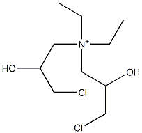 3-Chloro-N-(3-chloro-2-hydroxypropyl)-N,N-diethyl-2-hydroxy-1-propanaminium