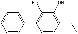 3-Ethyl-6-phenyl-1,2-benzenediol Structure