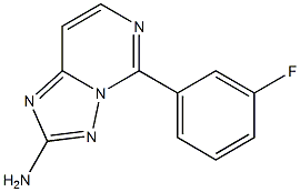 2-Amino-5-[3-fluorophenyl][1,2,4]triazolo[1,5-c]pyrimidine