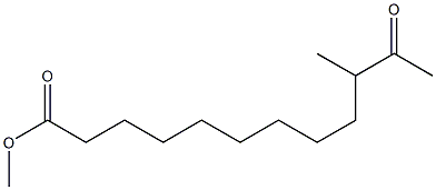 10-Acetylundecanoic acid methyl ester Structure