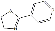 2-(Pyridin-4-yl)-4,5-dihydrothiazole,,结构式