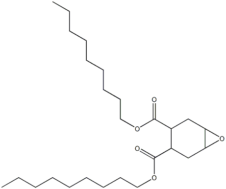 7-Oxabicyclo[4.1.0]heptane-3,4-dicarboxylic acid dinonyl ester Structure