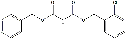 N-[(2-Chlorobenzyl)oxycarbonyl]carbamic acid benzyl ester Structure