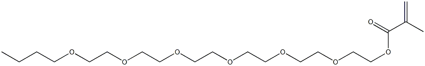  Methacrylic acid 2-[2-[2-[2-[2-(2-butoxyethoxy)ethoxy]ethoxy]ethoxy]ethoxy]ethyl ester