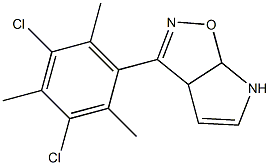 3-(3,5-Dichloro-2,4,6-trimethylphenyl)-3a,6a-dihydro-6H-pyrrolo[3,2-d]isoxazole Structure