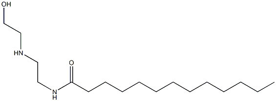 N-[2-[(2-Hydroxyethyl)amino]ethyl]tridecanamide Structure