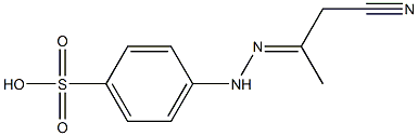 4-[2-(2-Cyano-1-methylethylidene)hydrazino]benzenesulfonic acid
