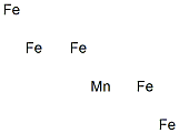 Manganese pentairon Struktur