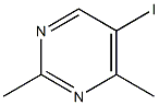 5-ヨード-2,6-ジメチルピリミジン 化学構造式