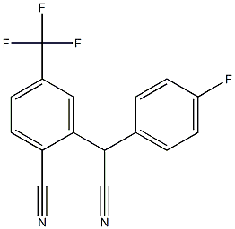 (2-Cyano-5-trifluoromethylphenyl)(4-fluorophenyl)acetonitrile