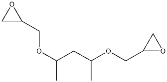 2,4-Bis(glycidyloxy)pentane Struktur