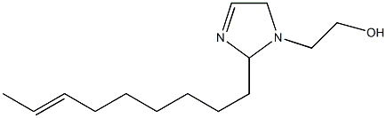 2-(7-Nonenyl)-3-imidazoline-1-ethanol Structure