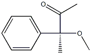 [S,(+)]-3-Methoxy-3-phenyl-2-butanone Structure