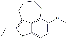 2-Ethyl-7-methoxy-3,4,5,6-tetrahydrocyclohepta[cd]benzofuran