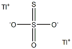 Thiosulfuric acid dithallium(I) salt 结构式