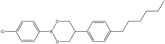  2-(4-Chlorophenyl)-5-(4-hexylphenyl)-1,3,2-dioxaborinane