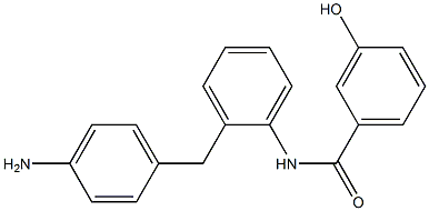 N-[2-(4-Aminobenzyl)phenyl]-3-hydroxybenzamide Structure