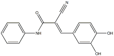 2-Cyano-3-(3,4-dihydroxyphenyl)-N-phenylacrylamide