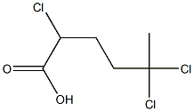  2,5,5-Trichlorohexanoic acid