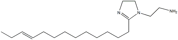 1-(2-アミノエチル)-2-(10-トリデセニル)-2-イミダゾリン 化学構造式