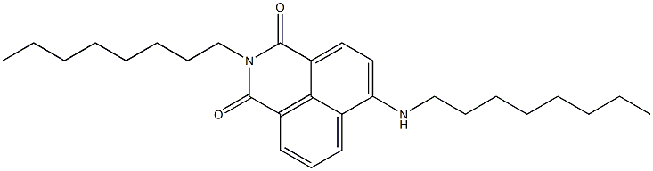 2-Octyl-6-(octylamino)-1H-benzo[de]isoquinoline-1,3(2H)-dione Structure