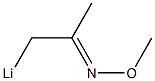1-Lithio-2-methoxyiminopropane Struktur