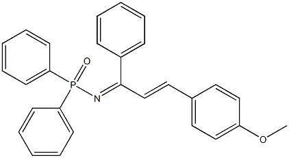 N-(Diphenylphosphinyl)-3-(4-methoxyphenyl)-1-phenyl-2-propen-1-imine